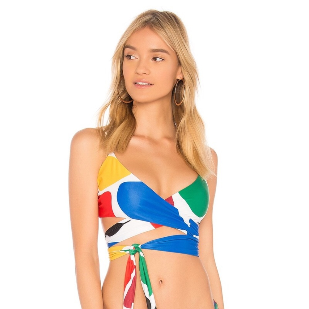 Mara Hoffman Mila Swimsuit Top Size Small
